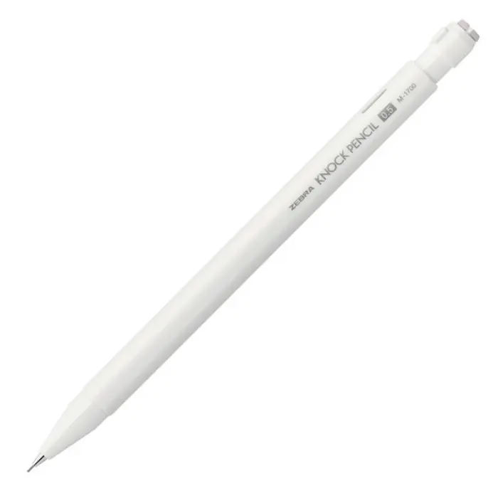 Zebra – Knock Pencil M-1700, Portamine 0.5mm, White