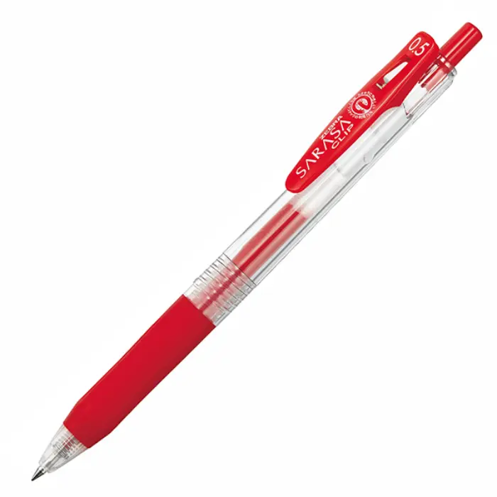 Zebra – Sarasa Clip 0.5mm, Red