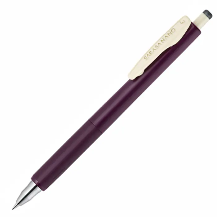 Zebra – Sarasa Nano 0.3mm, Bordeaux Purple