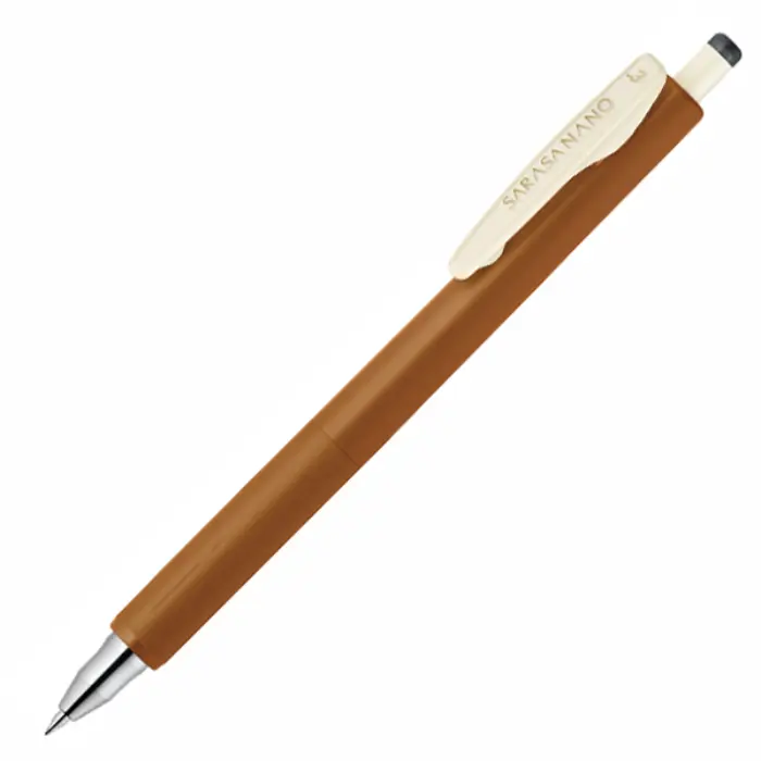 Zebra – Sarasa Nano 0.3mm, Camel Yellow